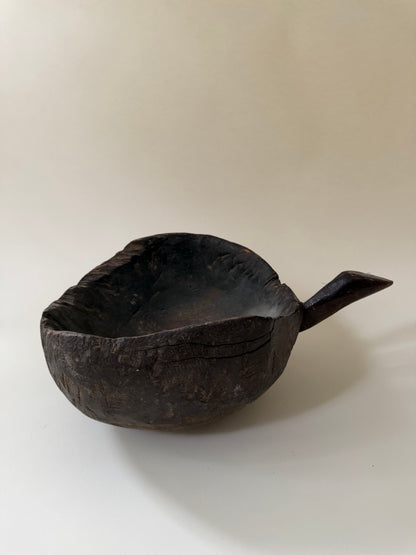 Primitive Handled Dough Bowl