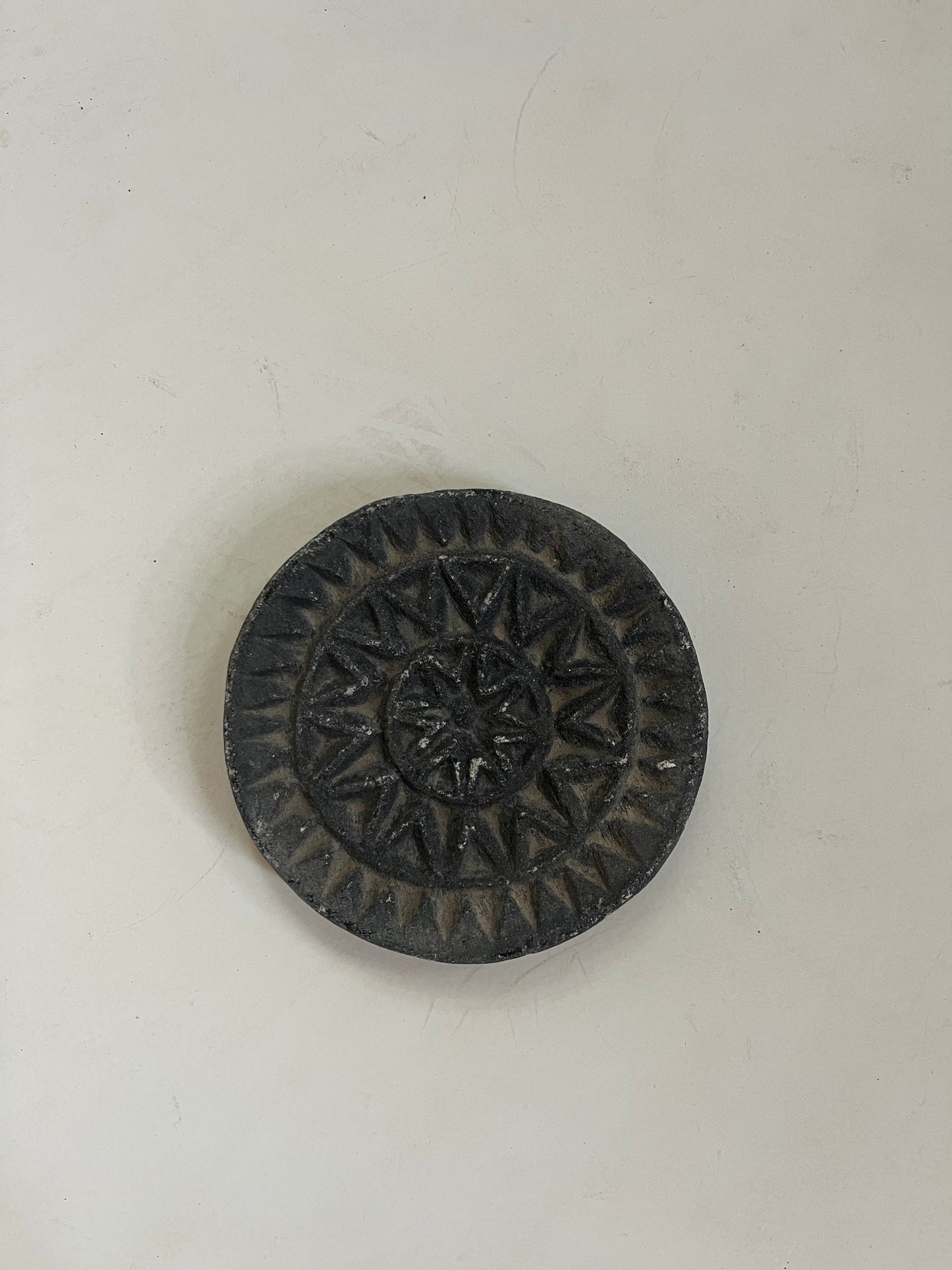 Small Vintage Clay Biscuit Mold