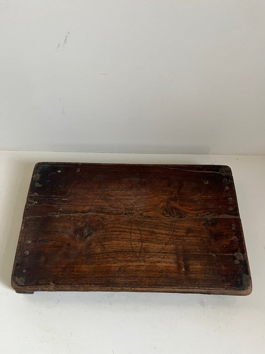 Vintage Stained Wood Bajot Riser VI