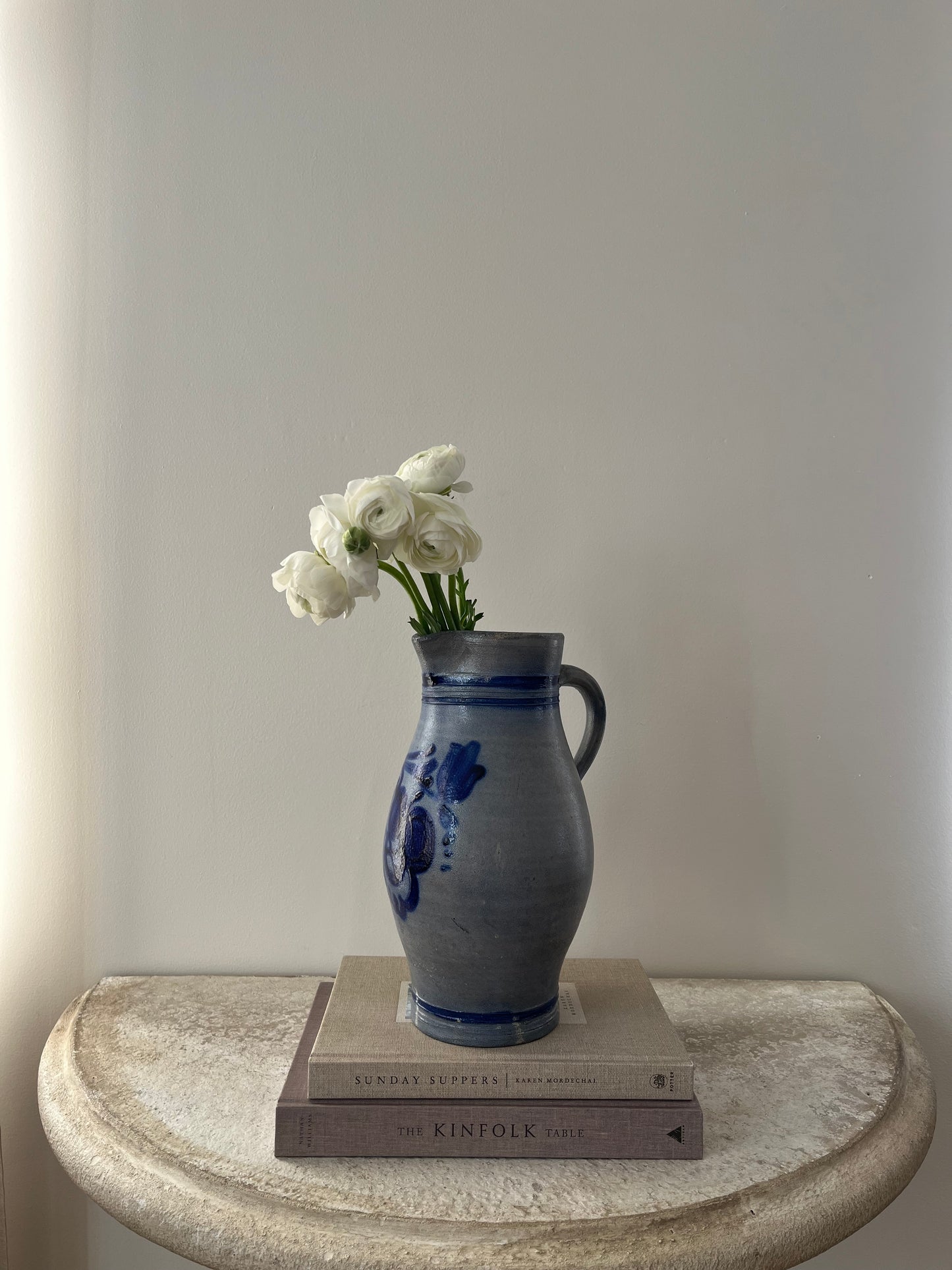 Salt Glazed Alsace Pitcher I