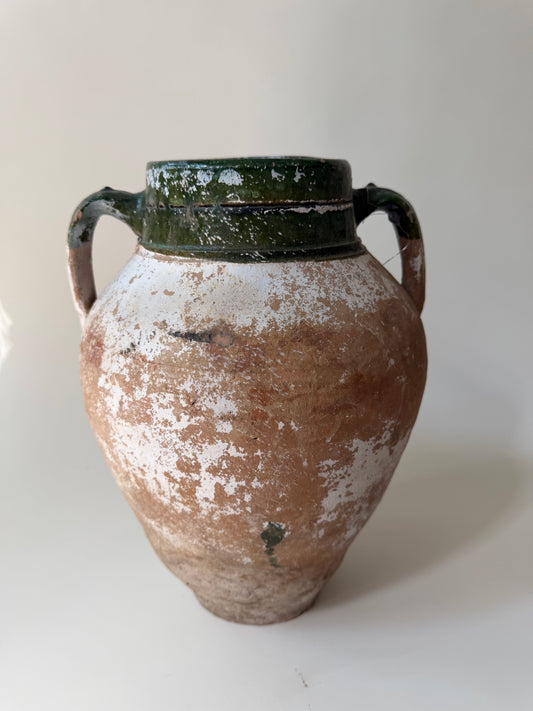 Konya Pot - Beyaz Patina
