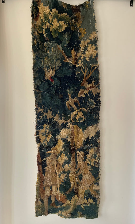 18th Century Verdure Tapestry Fragment