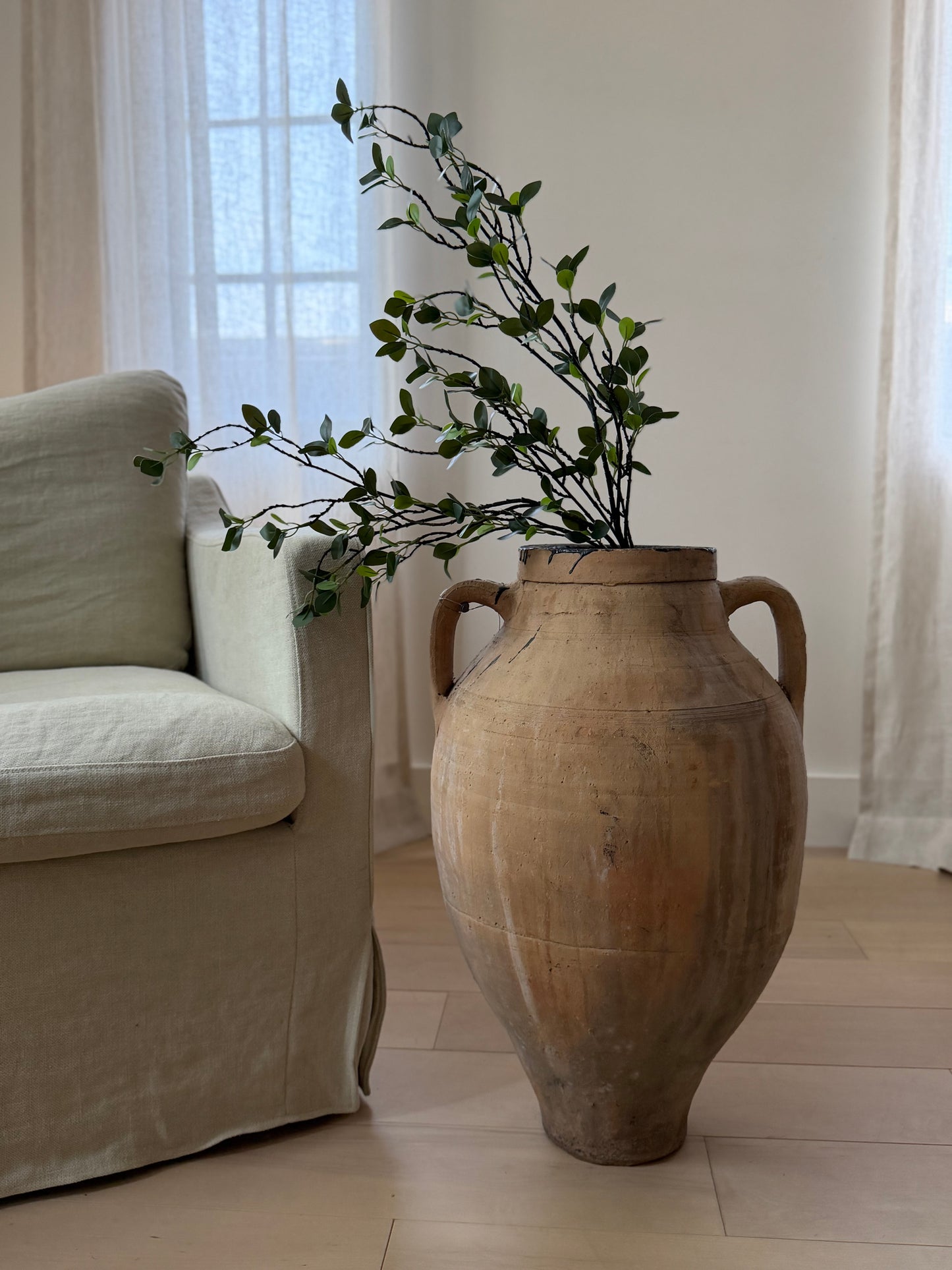 Terracotta 2 Handle Vessel - V