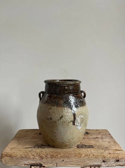Vintage Glazed Pot VI