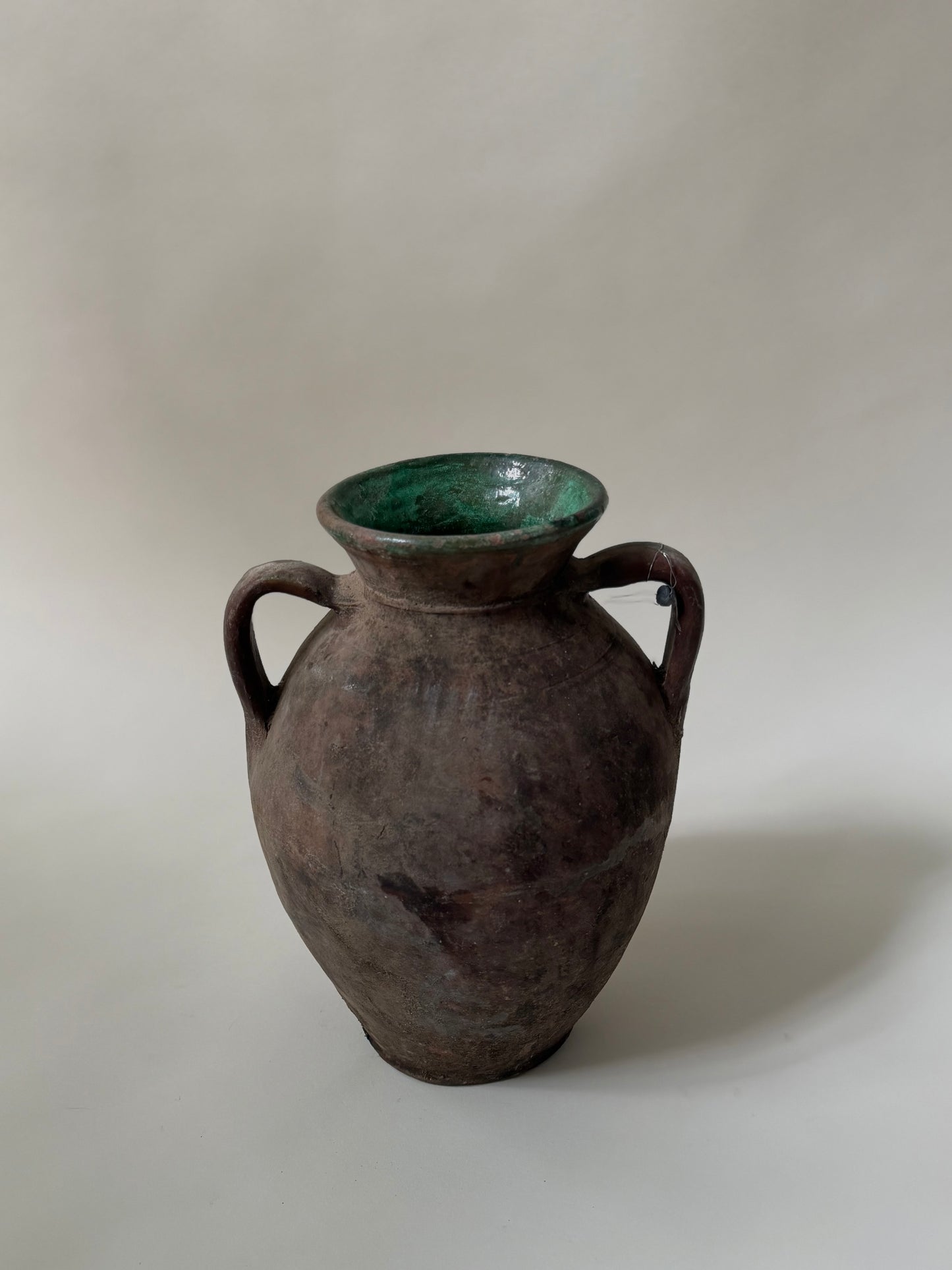 Konya Pot - Brown & Jade