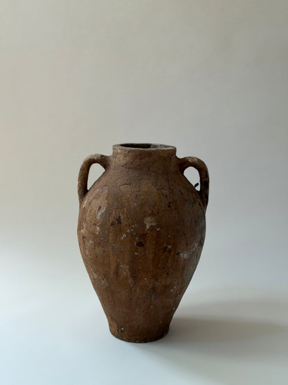 Double Handled Vessel - Brown Texture