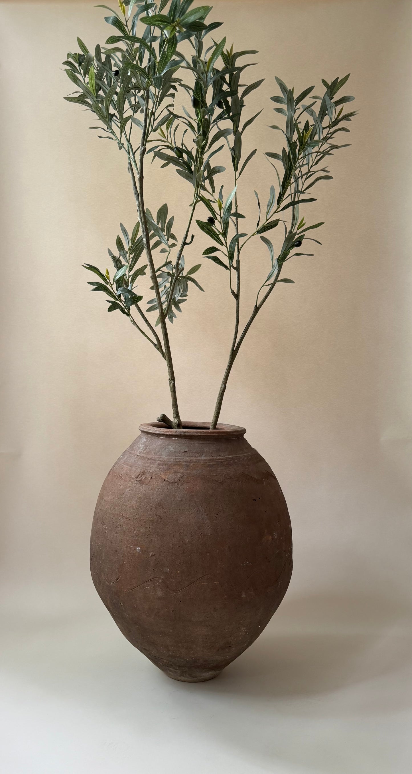 Vintage Olive Jar - II