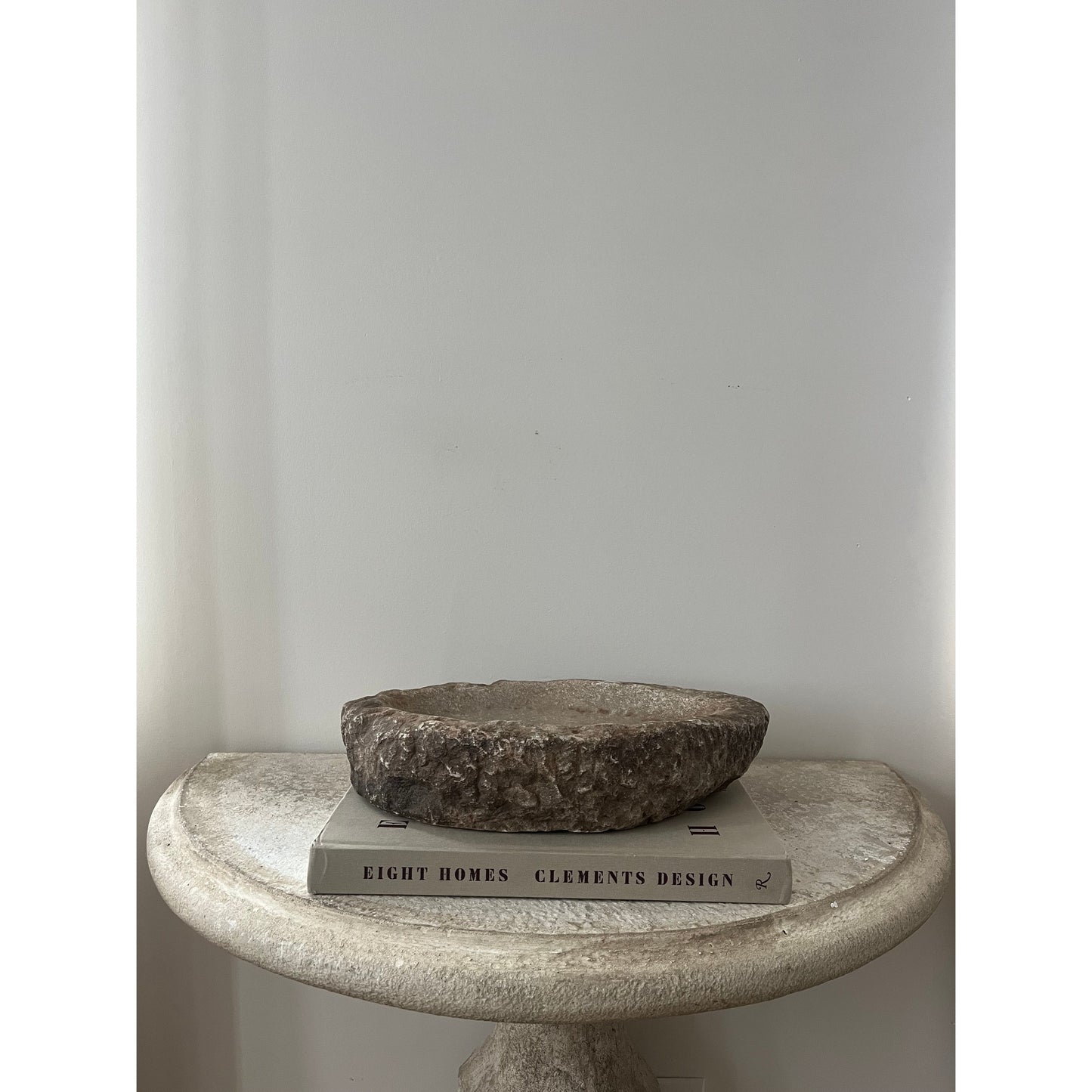 Antique Stone Kharal Tray, Large