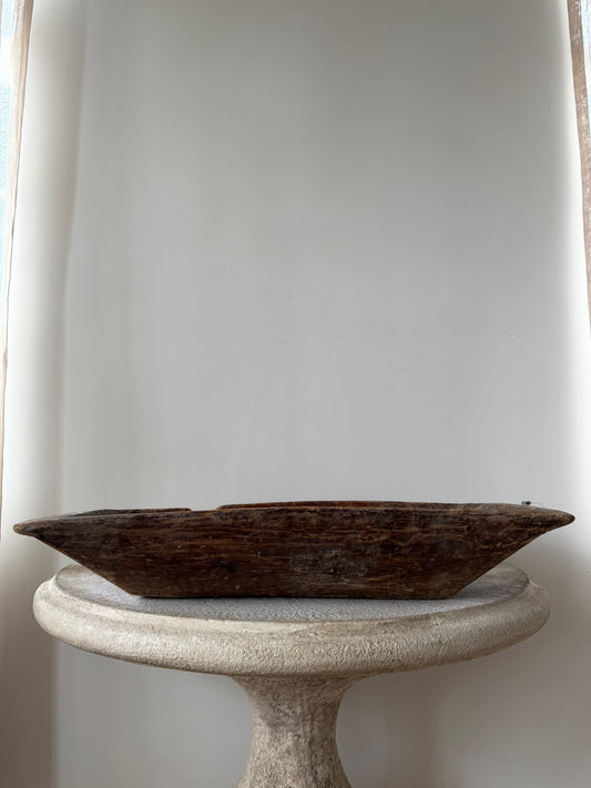 Large Antique Dough Bowl I