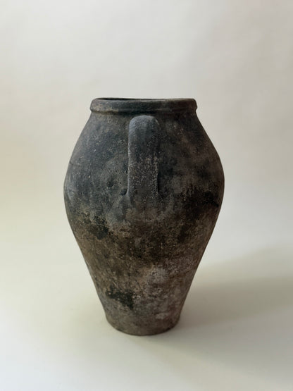 2 Handle Vessel - Brown Patina