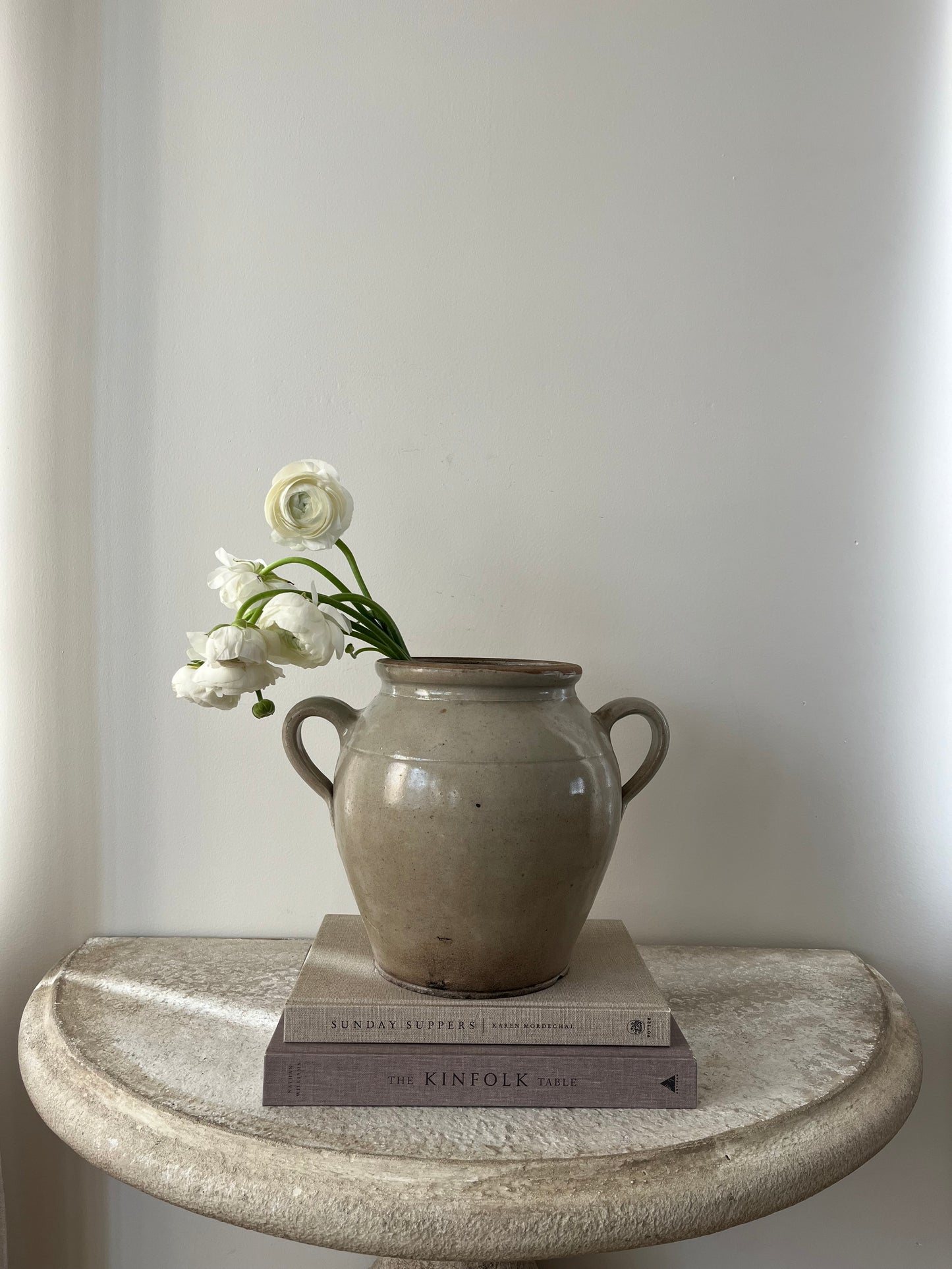 Looped Handle Confit Pot I