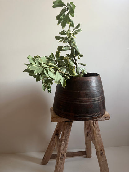 Wood Planter Pot No. 003