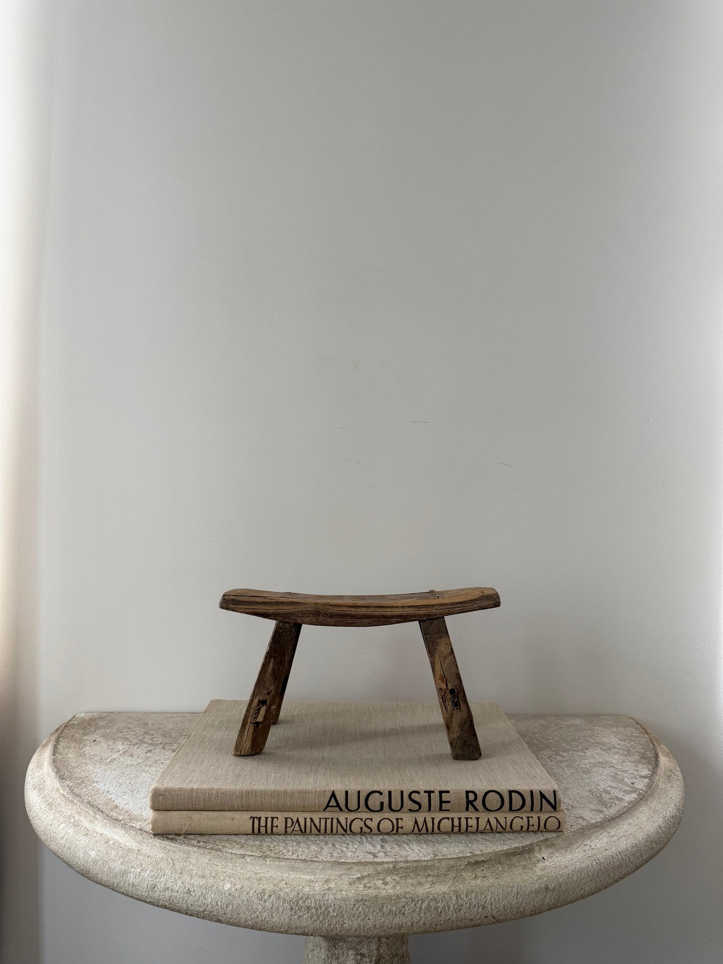 Tiny Elm Stool I