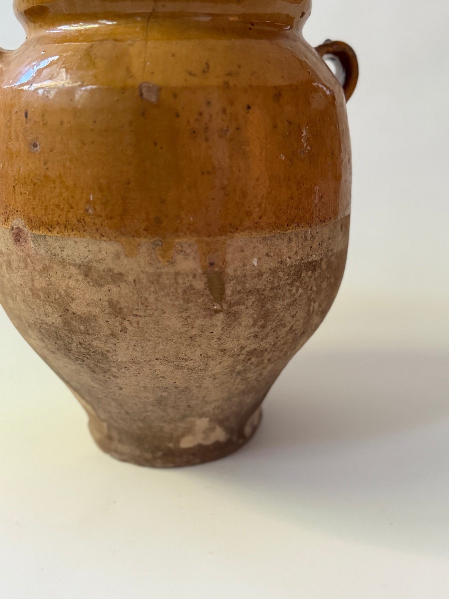 Large Antique Confit Pot - I