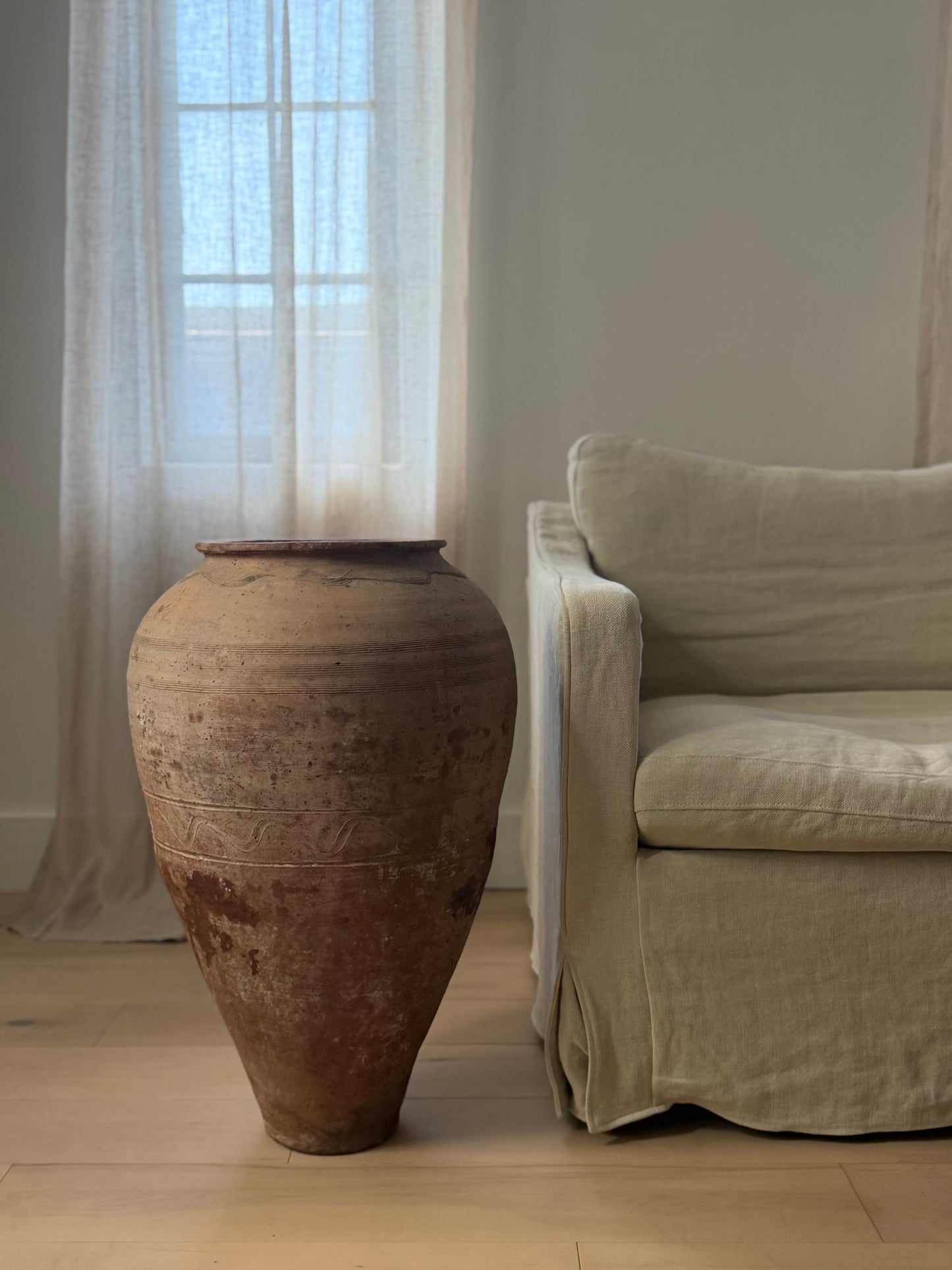 Vintage Olive Jar - I