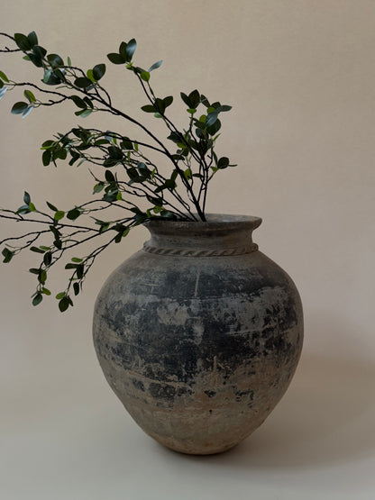 Black Clay Water Pot - Large