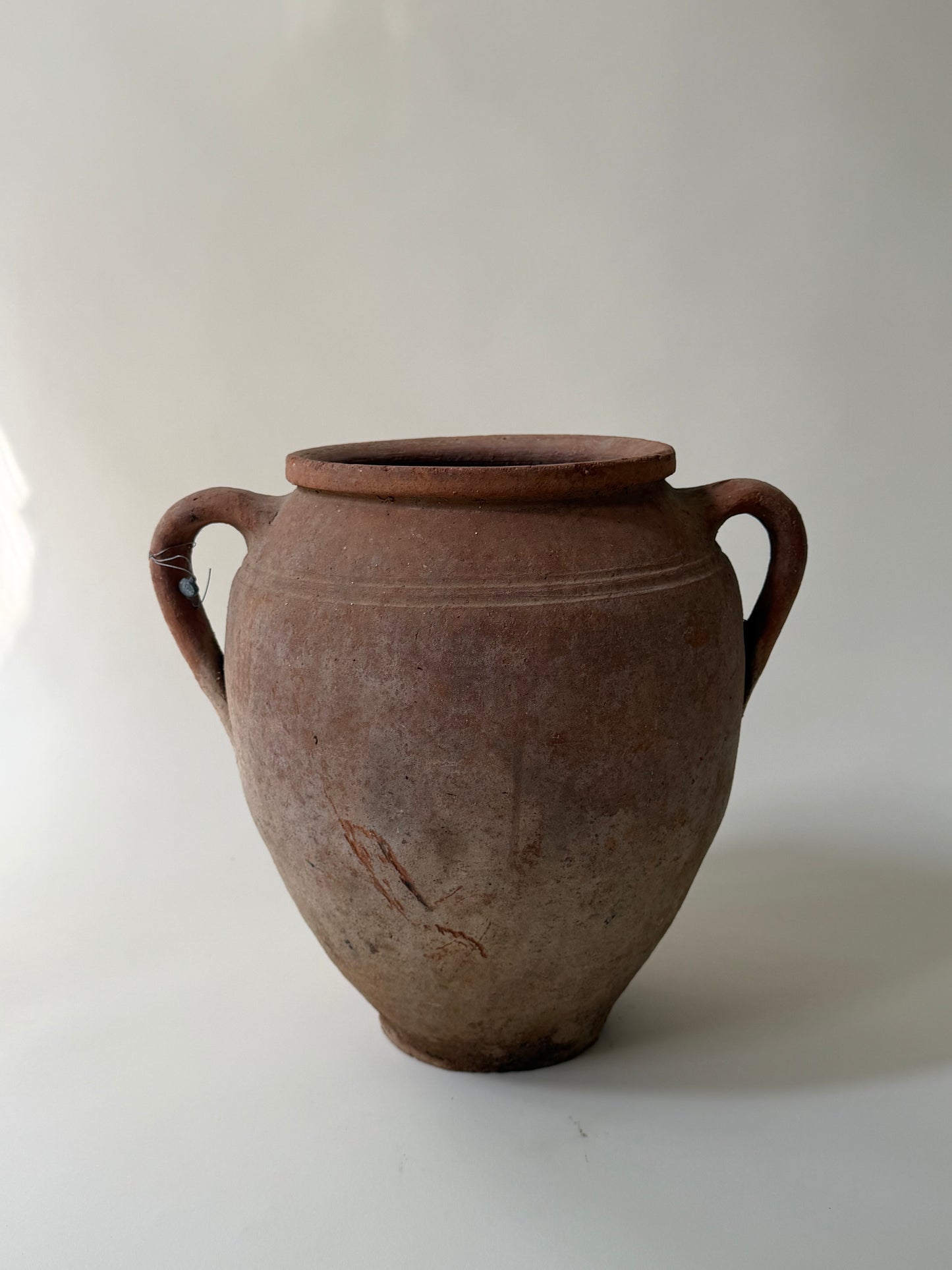 2 Handle Terracotta Vessel - VII
