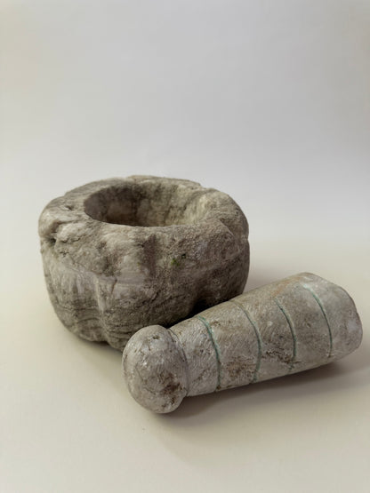 Turkish Marble Mortar & Pestle