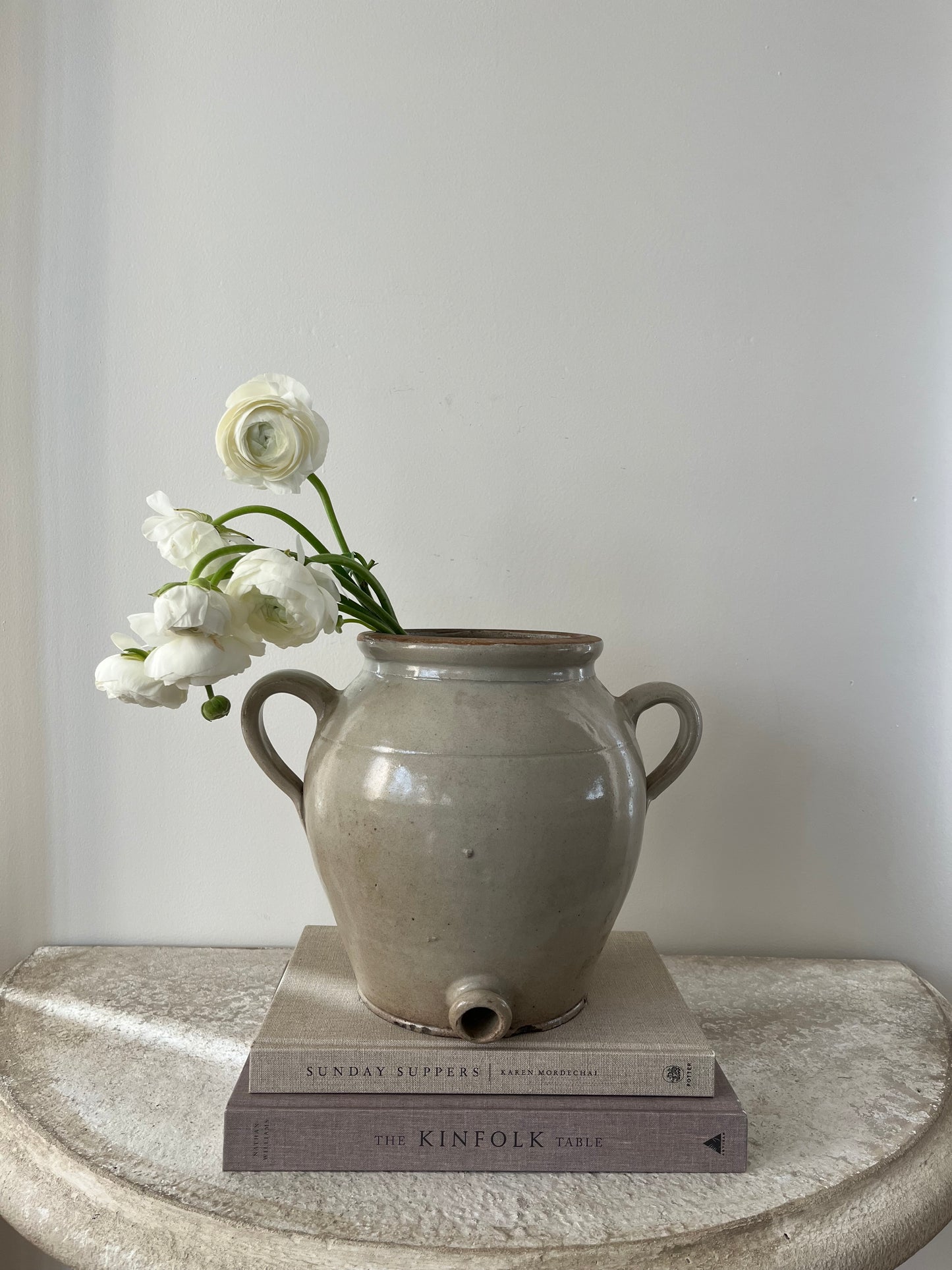 Looped Handle Confit Pot I
