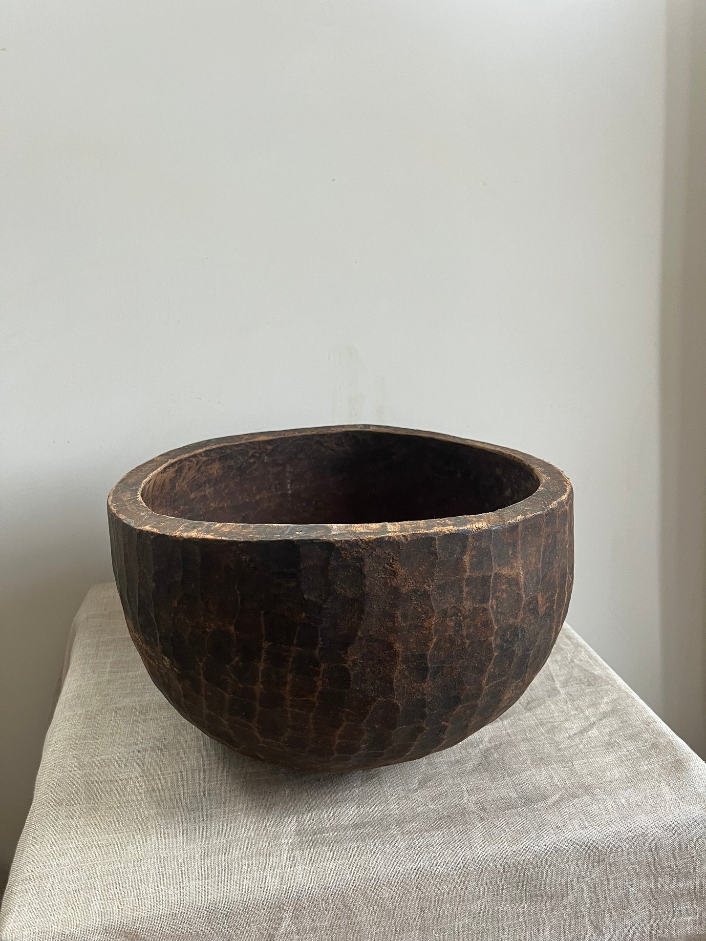 Antique Carved Bowl I