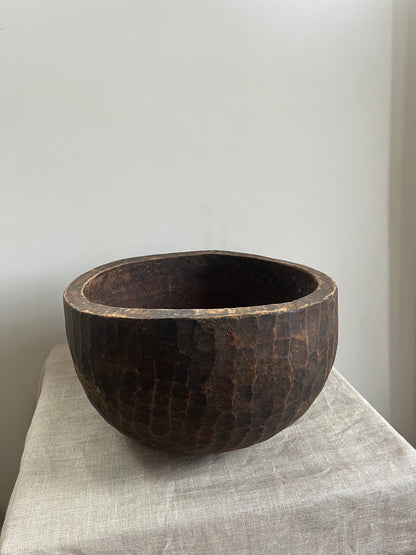 Antique Carved Bowl I