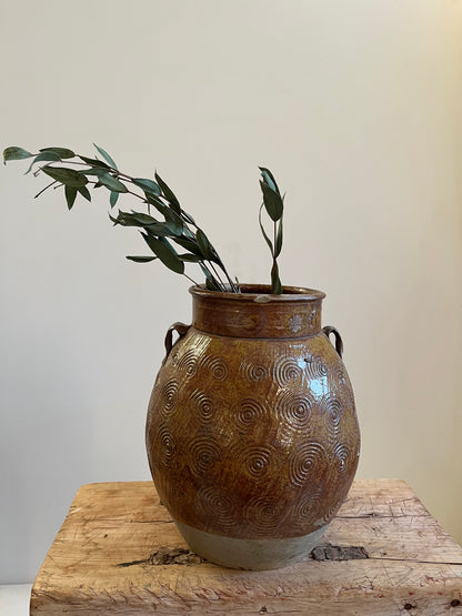 Vintage Glazed Pot IV