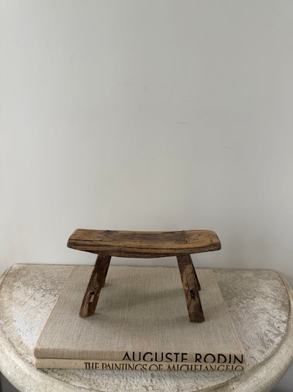 Tiny Elm Stool I