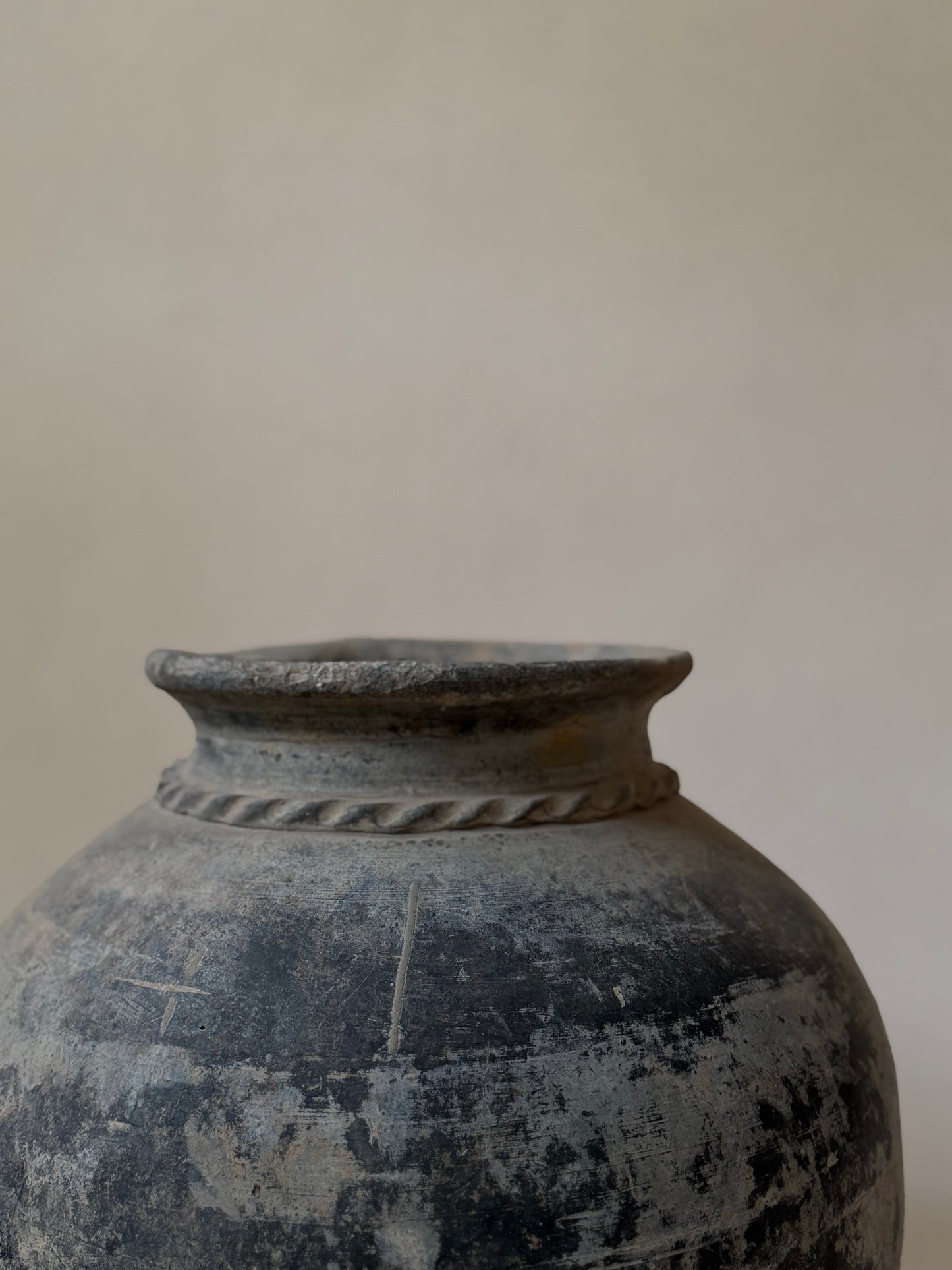 Black Clay Water Pot - Large