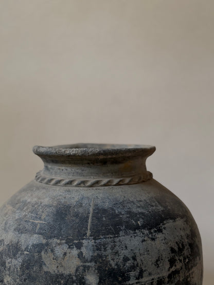 Black Clay Water Pot - Large