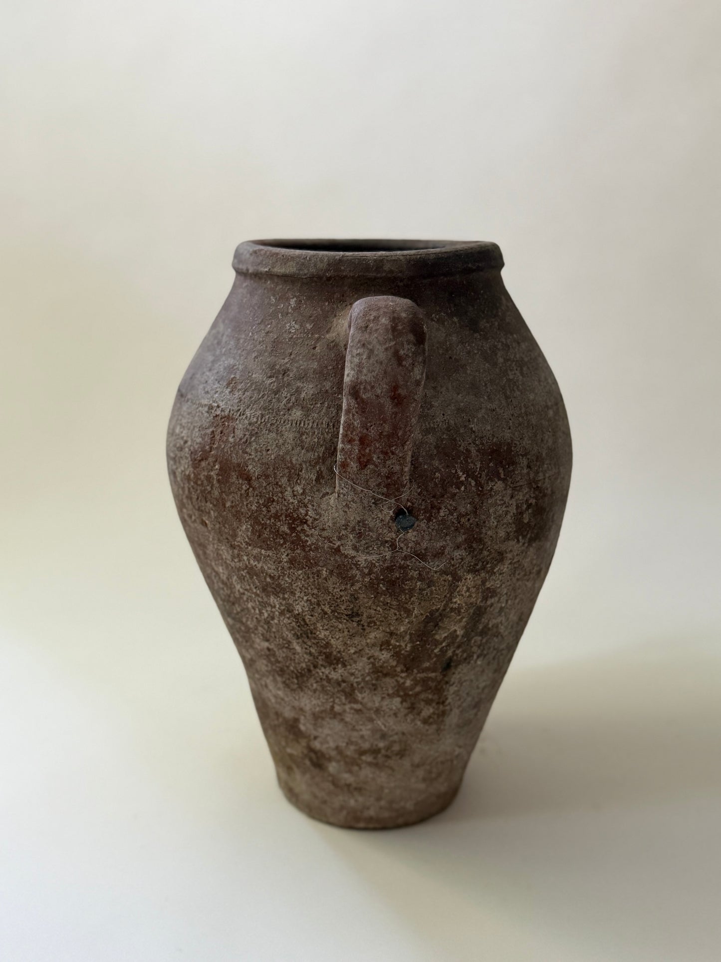 2 Handle Vessel - Brown Patina
