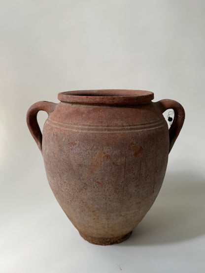 2 Handle Terracotta Vessel - VII