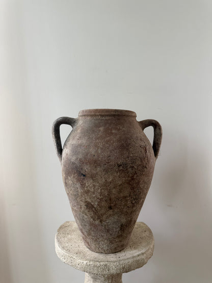 2 Handle Vessel- Brown Patina