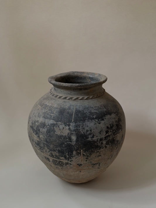 Black Clay Water Pot - Large