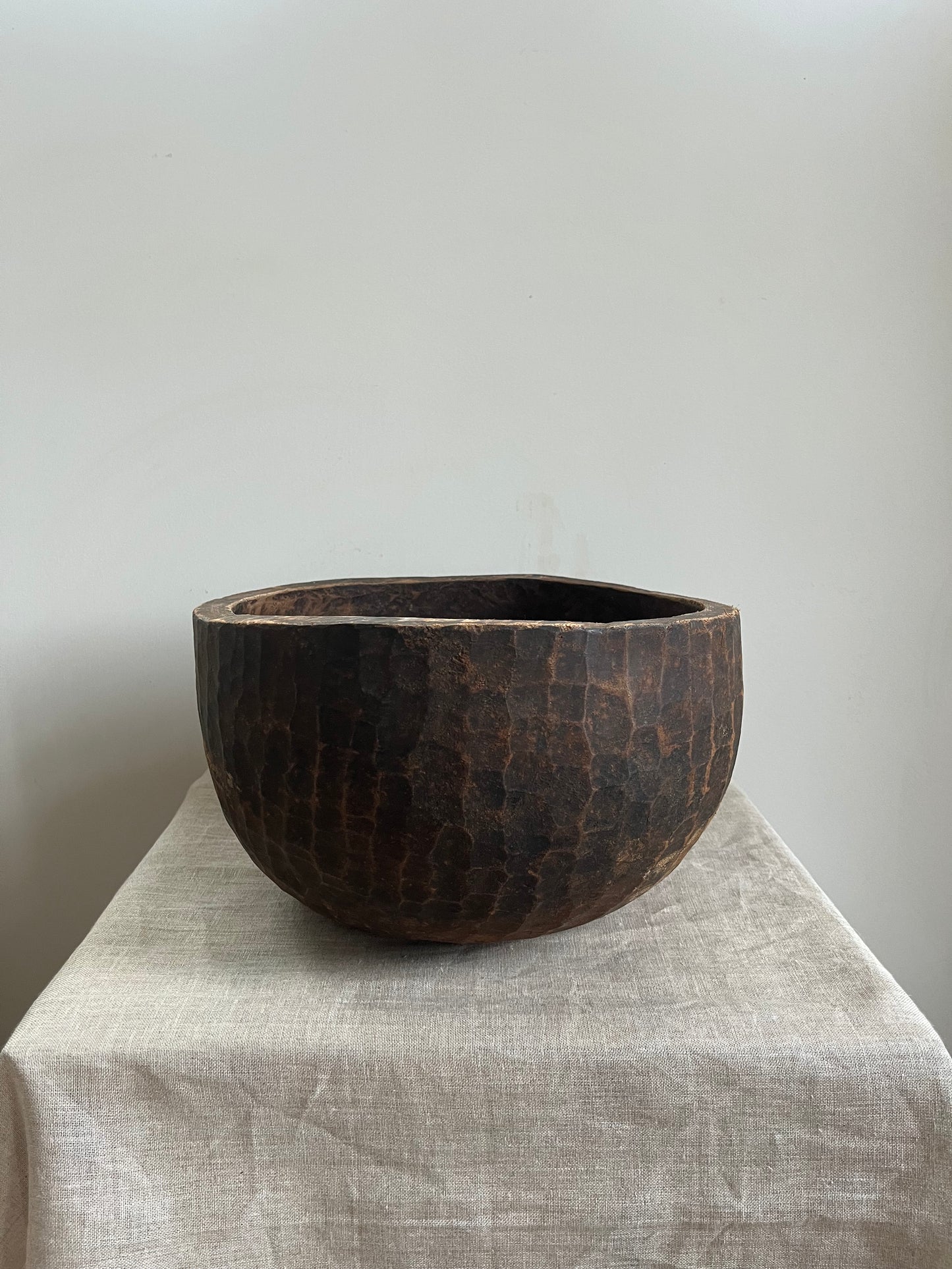 Antique Carved Bowl I