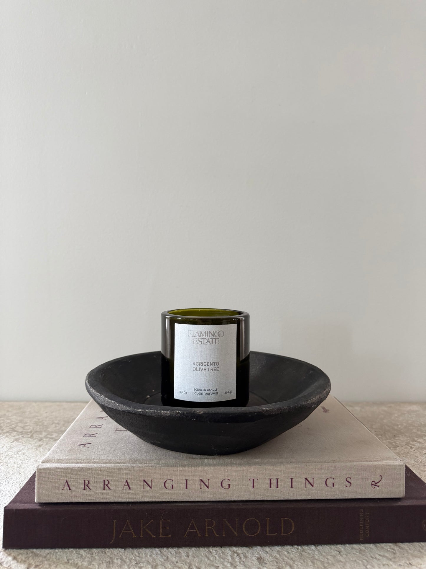 Vintage Stone Dish - Black