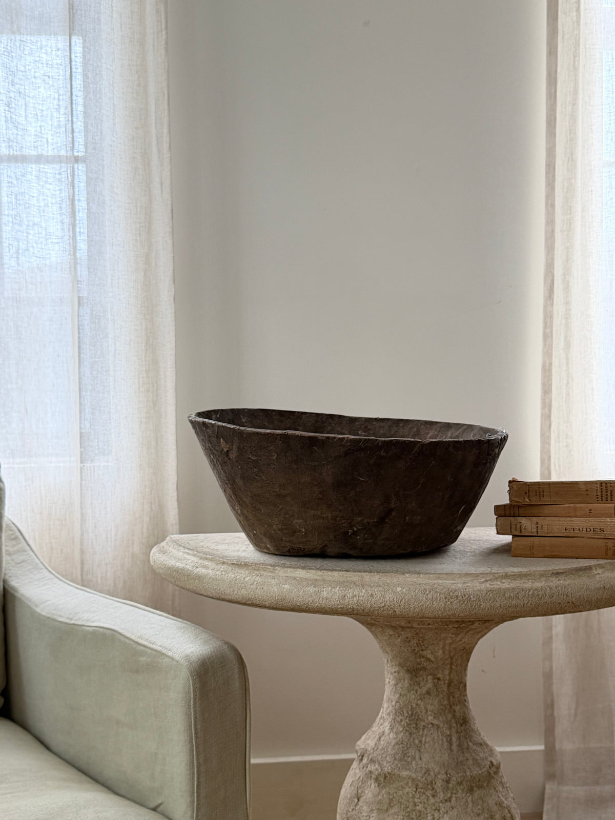 Large Round Dough Bowl