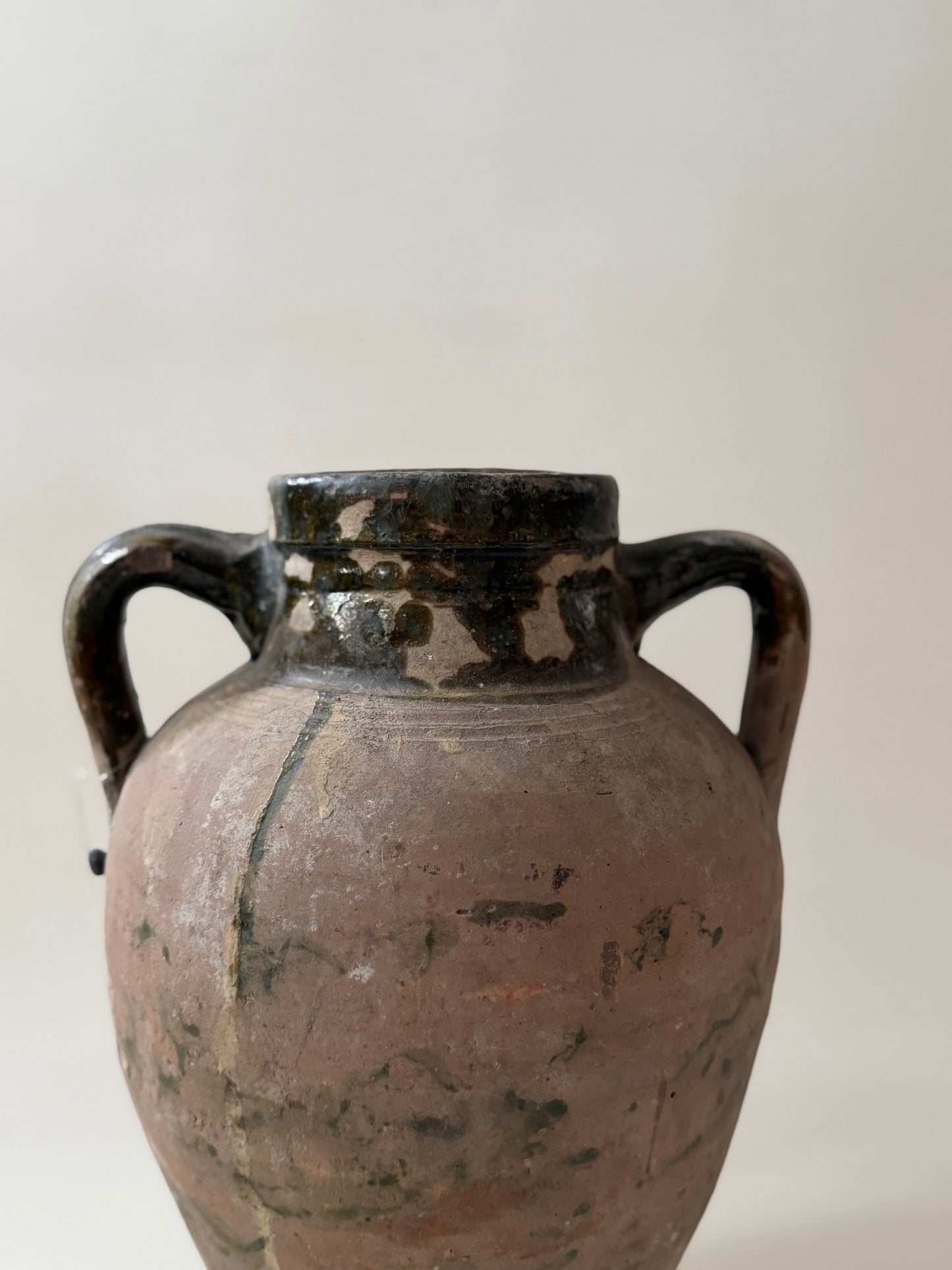 Konya Pot - Moss & Blush Clay