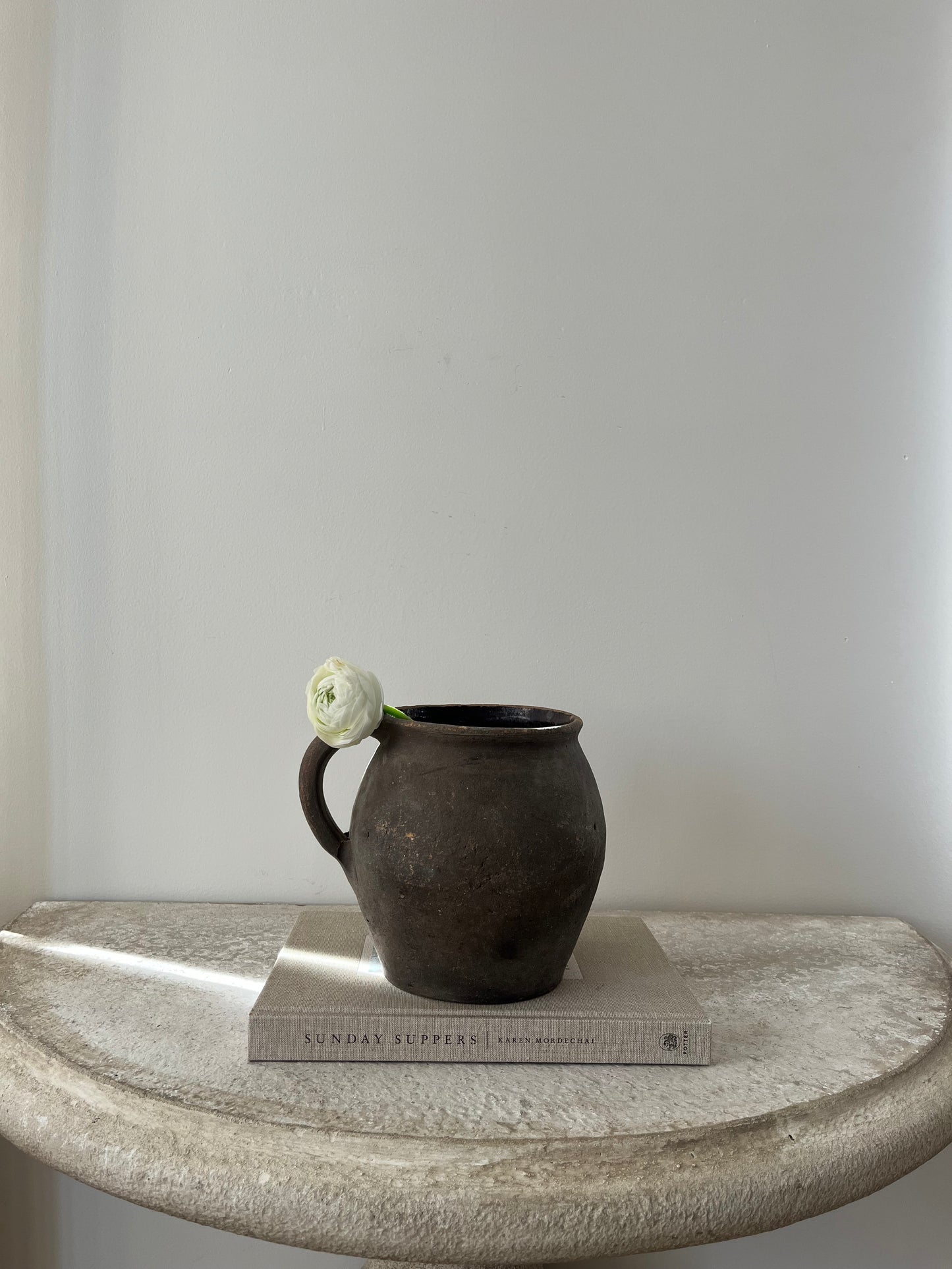 Small Brown French Pot