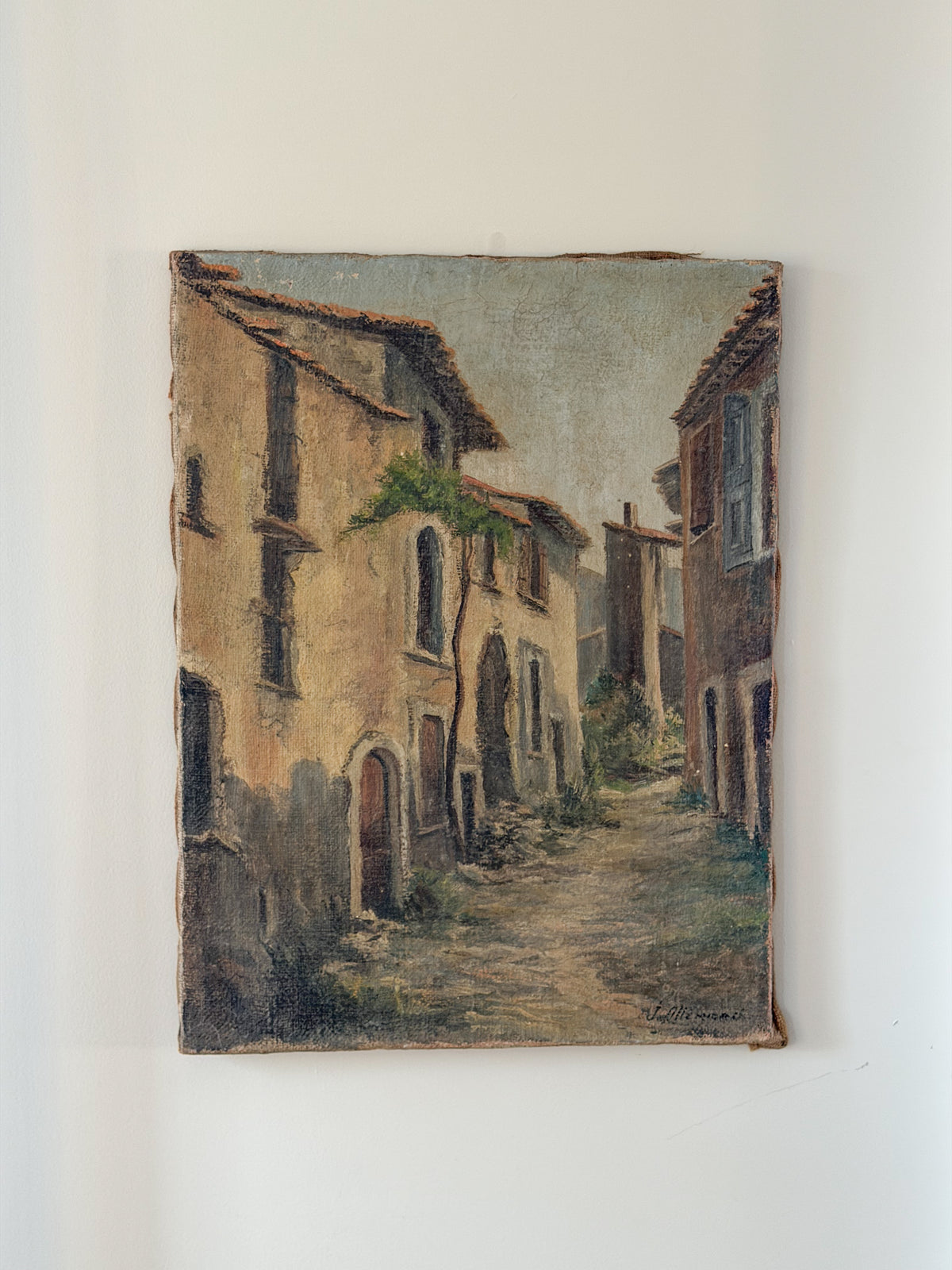 Original Signed Painting on Canvas - The Provençal Village