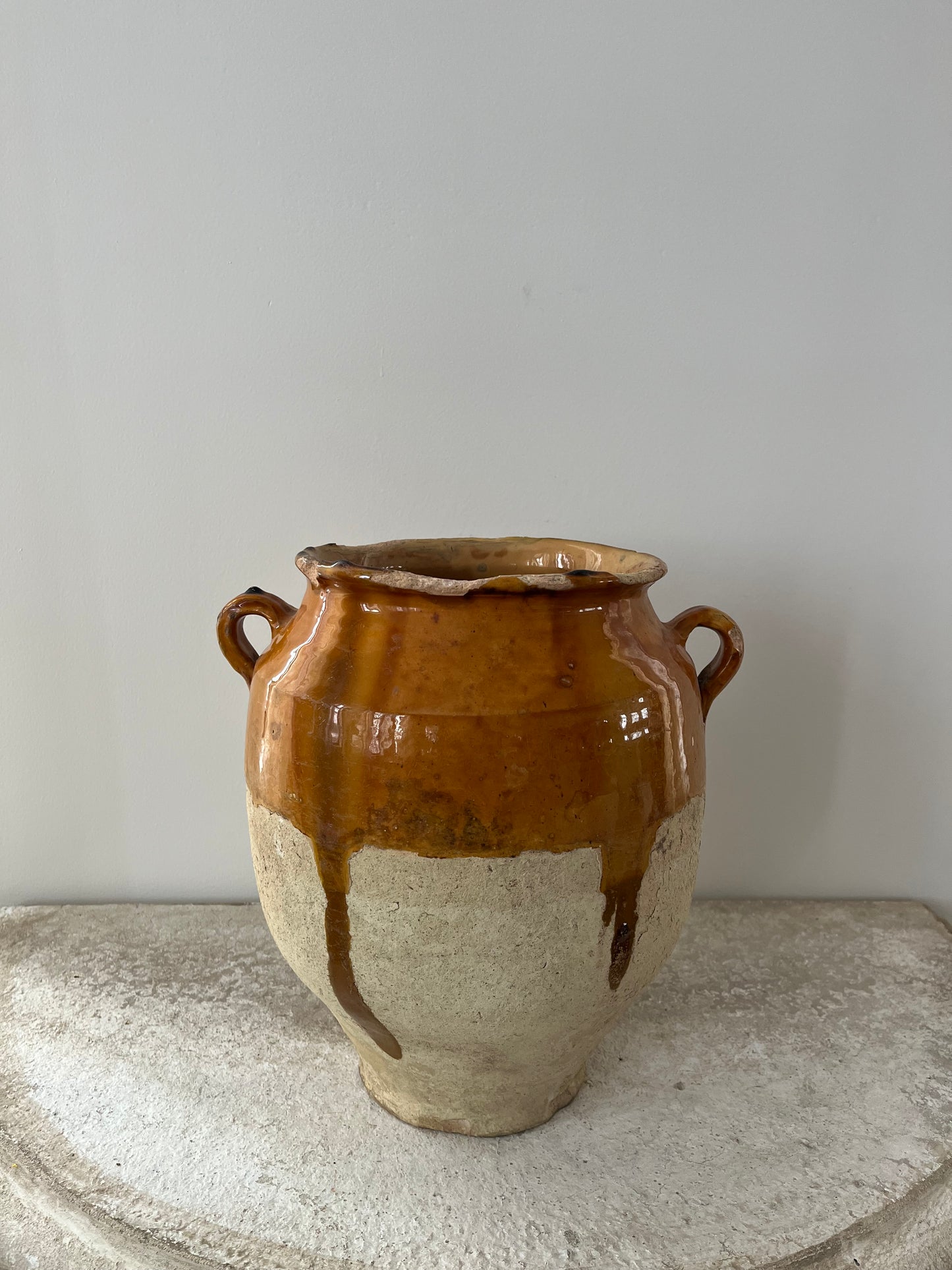 Antique French Confit Pot