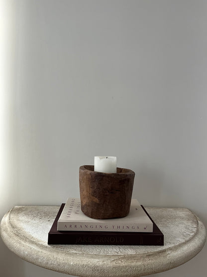 Vintage Ukali Bowl Candle Holder