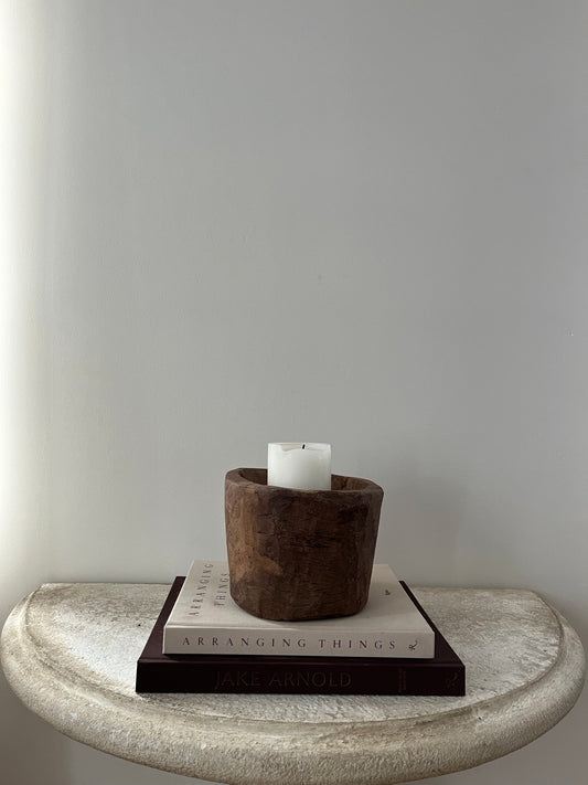 Vintage Ukali Bowl Candle Holder