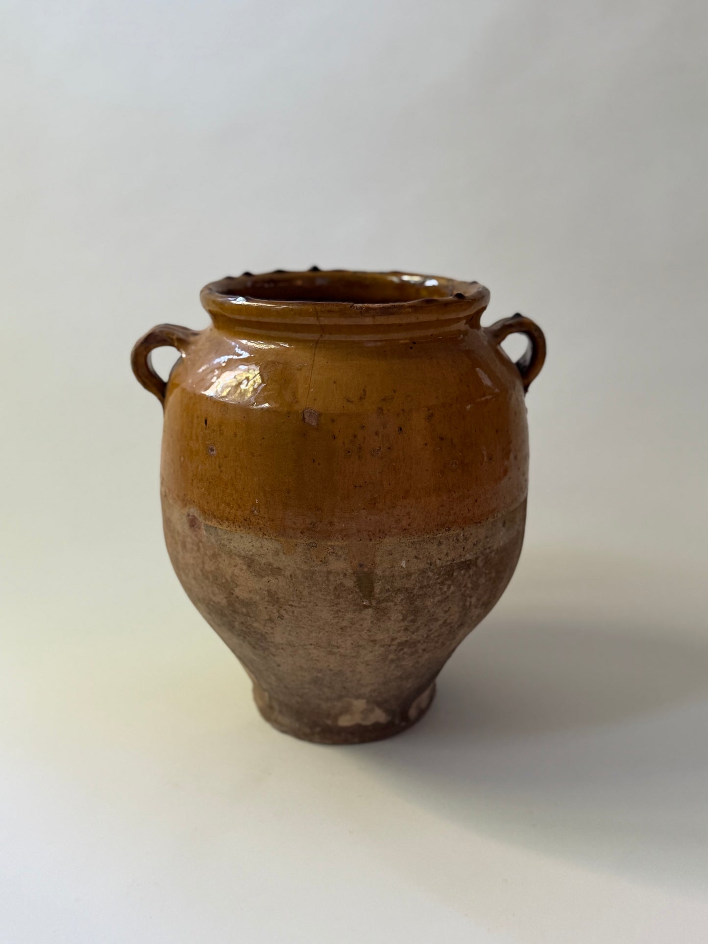 Large Antique Confit Pot - I