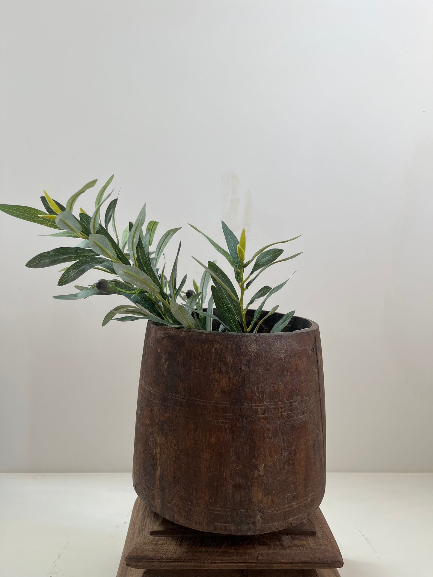 Wood Planter Pot No. 002