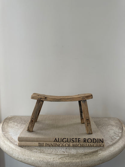 Tiny Elm Stool II