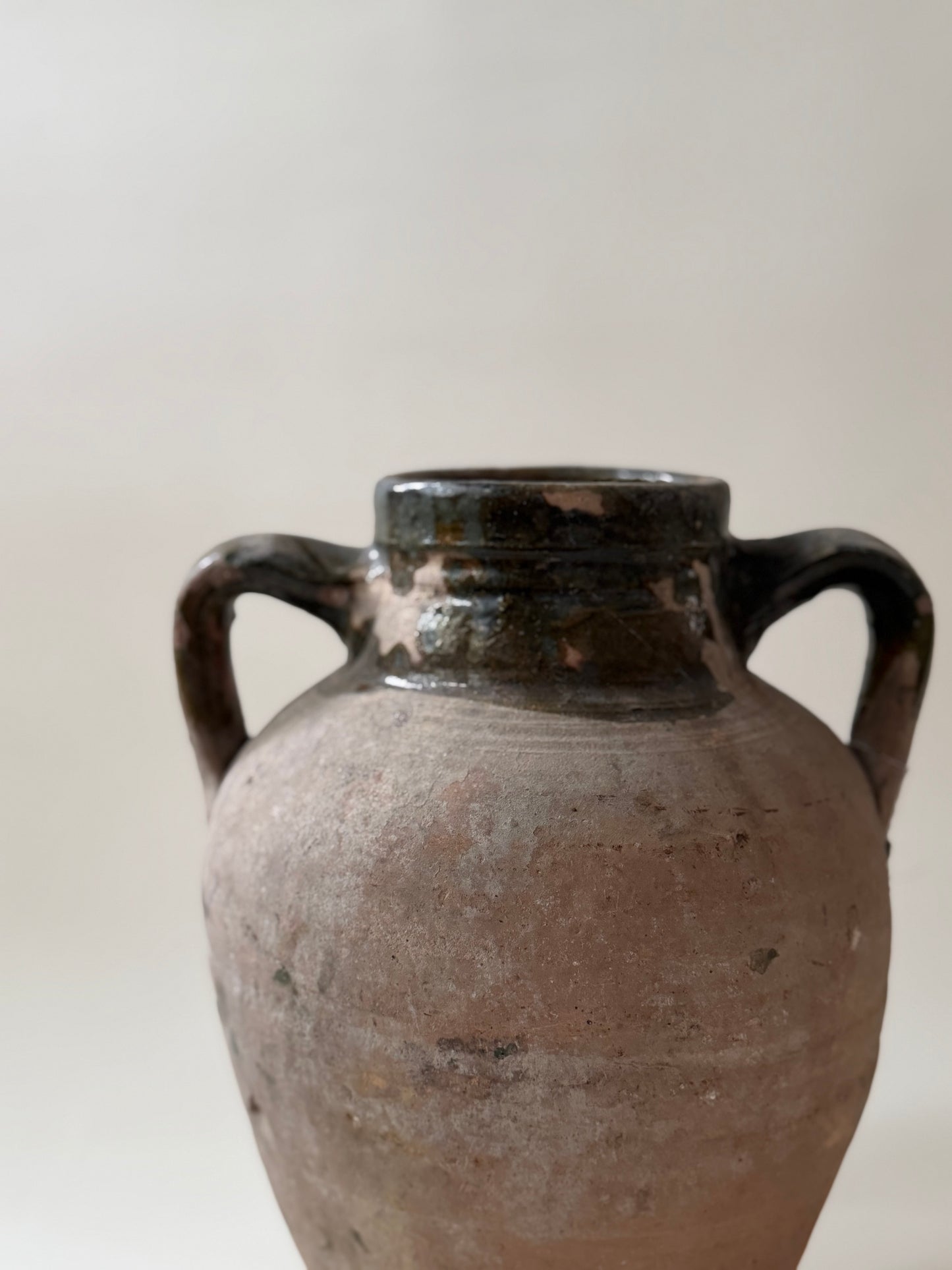 Konya Pot - Moss & Blush Clay