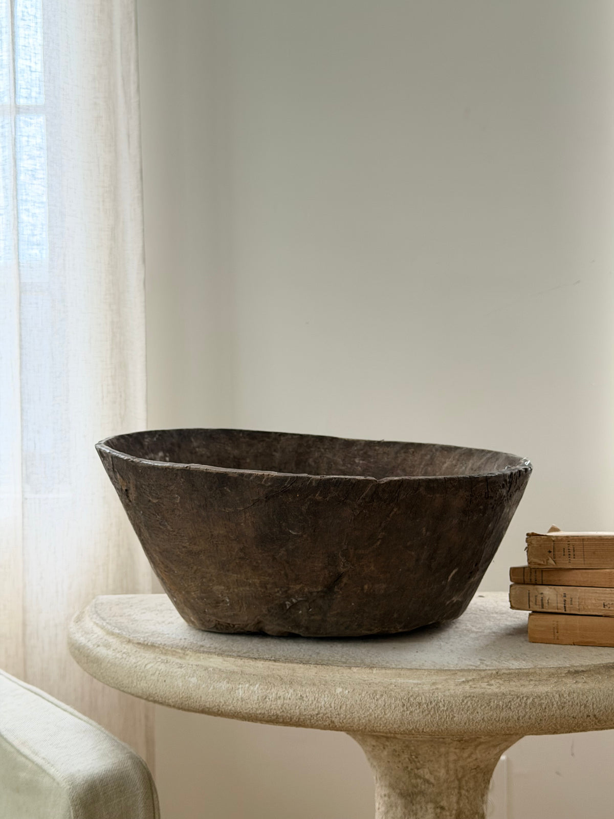 Large Round Dough Bowl