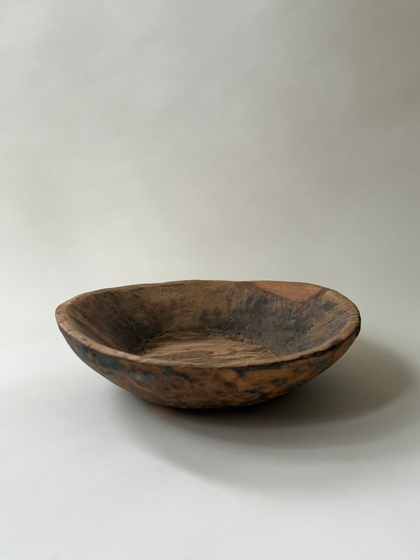 Vintage Wood Bowl - Light