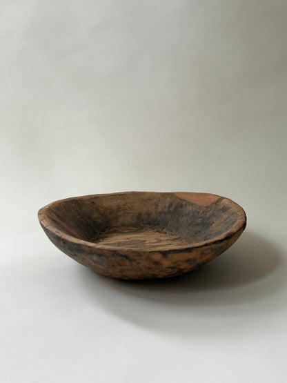 Vintage Wood Bowl - Light