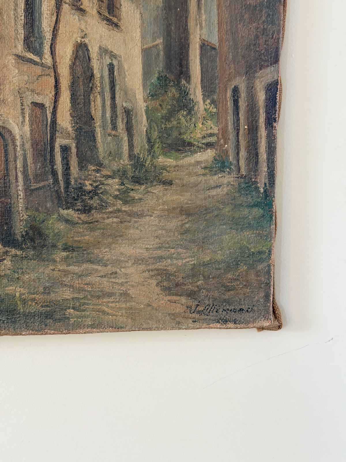 Original Signed Painting on Canvas - The Provençal Village